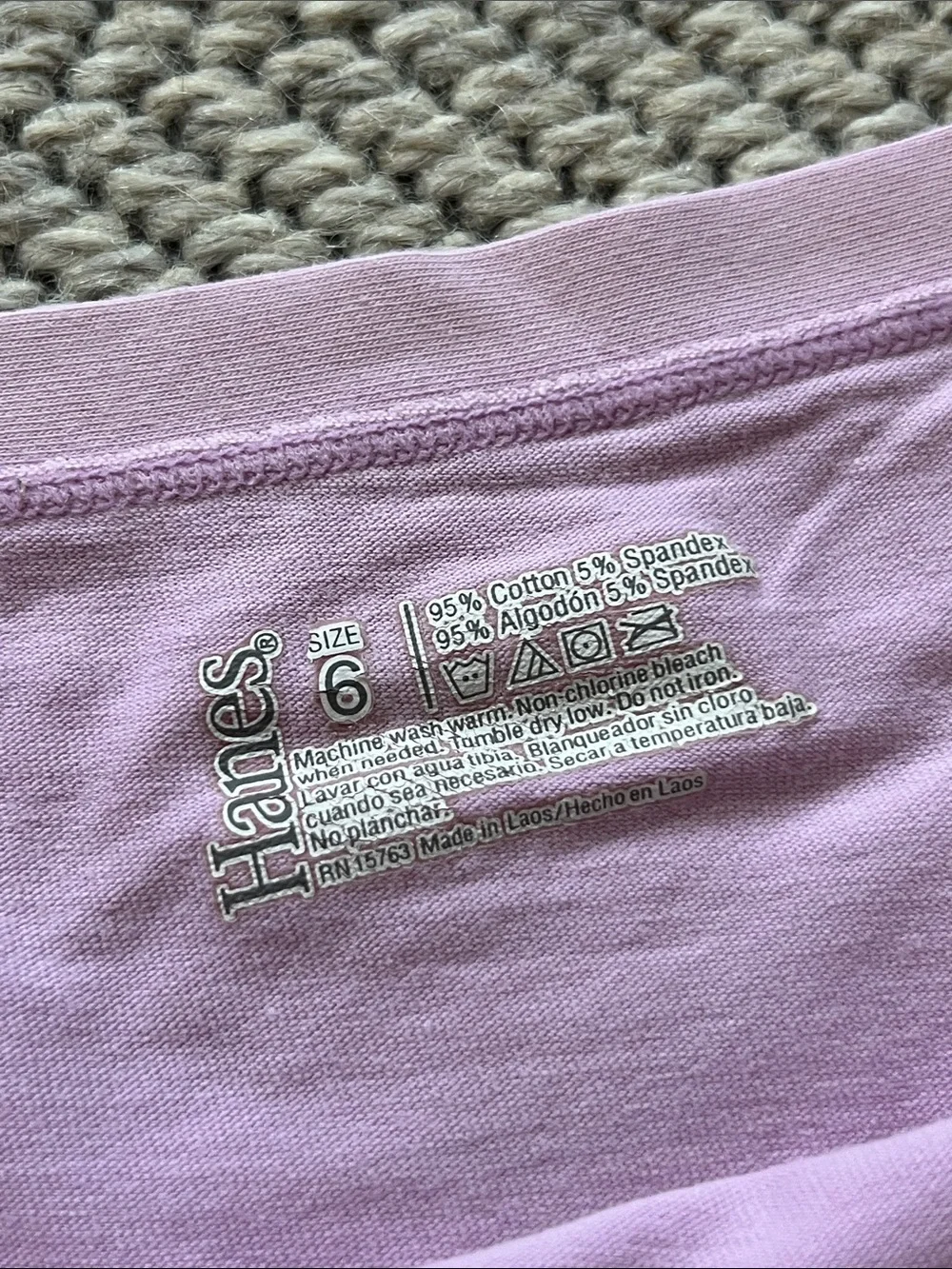Girls Hanes Underwear